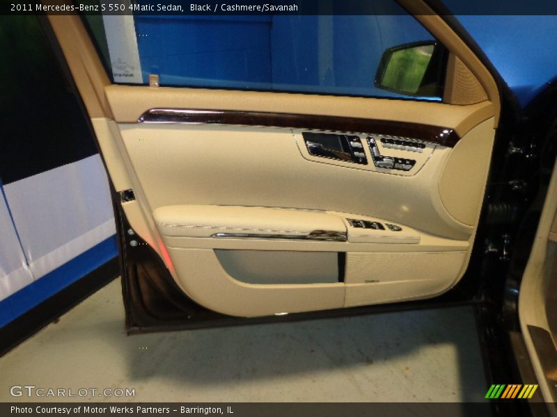 Black / Cashmere/Savanah 2011 Mercedes-Benz S 550 4Matic Sedan