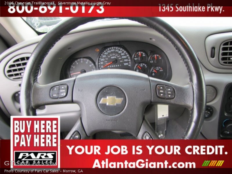 Silverstone Metallic / Light Gray 2006 Chevrolet TrailBlazer LT
