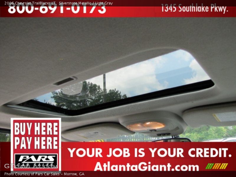 Silverstone Metallic / Light Gray 2006 Chevrolet TrailBlazer LT