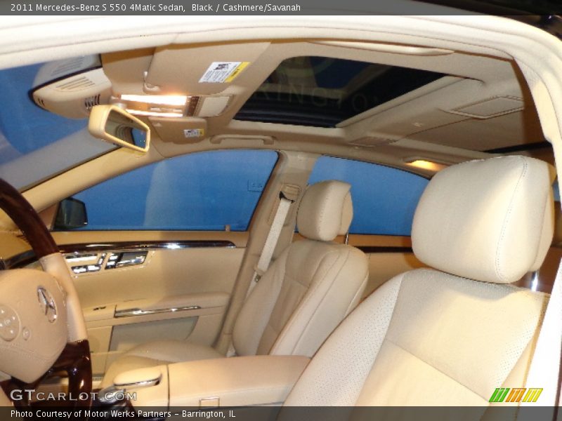 Black / Cashmere/Savanah 2011 Mercedes-Benz S 550 4Matic Sedan