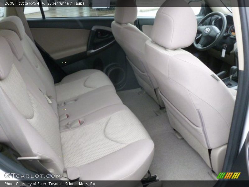 Super White / Taupe 2008 Toyota RAV4 I4