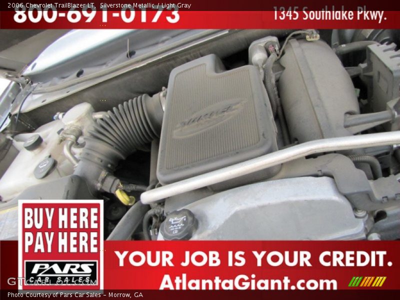 Silverstone Metallic / Light Gray 2006 Chevrolet TrailBlazer LT