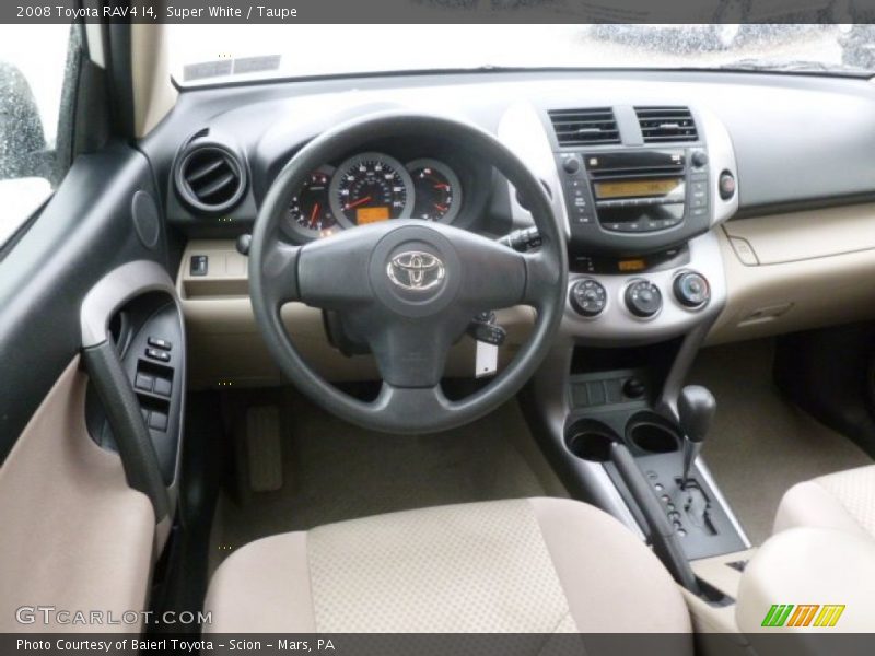 Super White / Taupe 2008 Toyota RAV4 I4