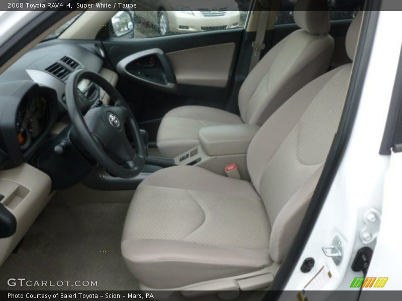 Super White / Taupe 2008 Toyota RAV4 I4