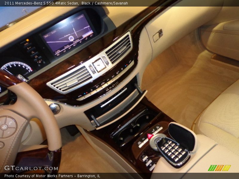 Black / Cashmere/Savanah 2011 Mercedes-Benz S 550 4Matic Sedan