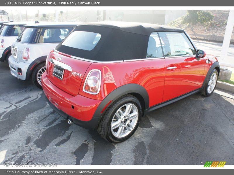 Chili Red / Carbon Black 2013 Mini Cooper Convertible