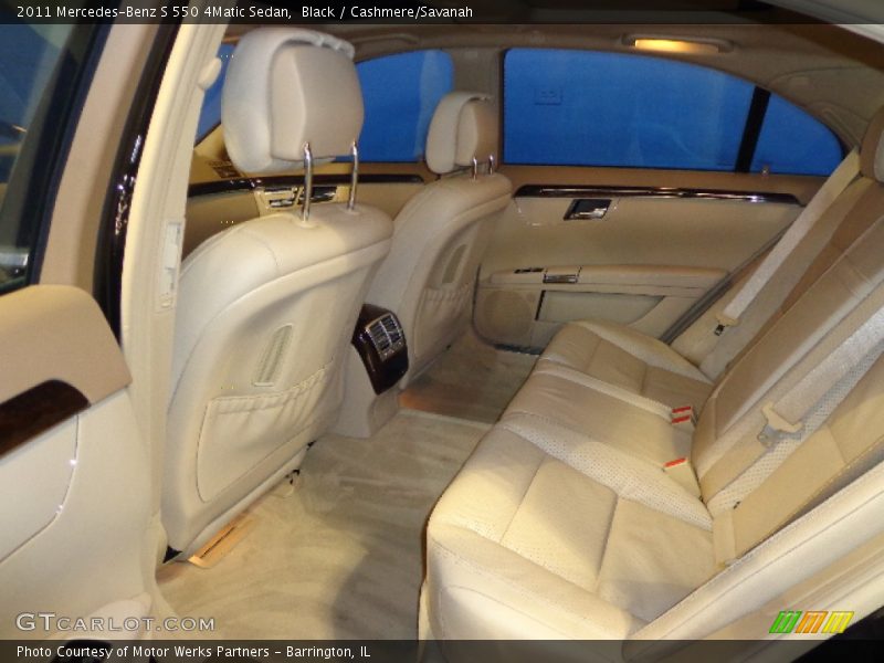 Black / Cashmere/Savanah 2011 Mercedes-Benz S 550 4Matic Sedan