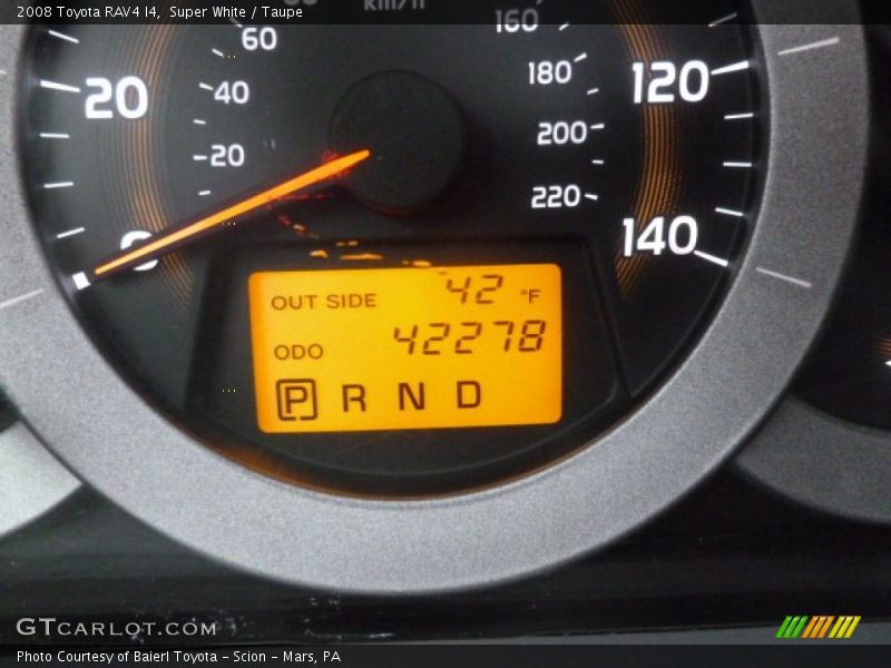 Super White / Taupe 2008 Toyota RAV4 I4