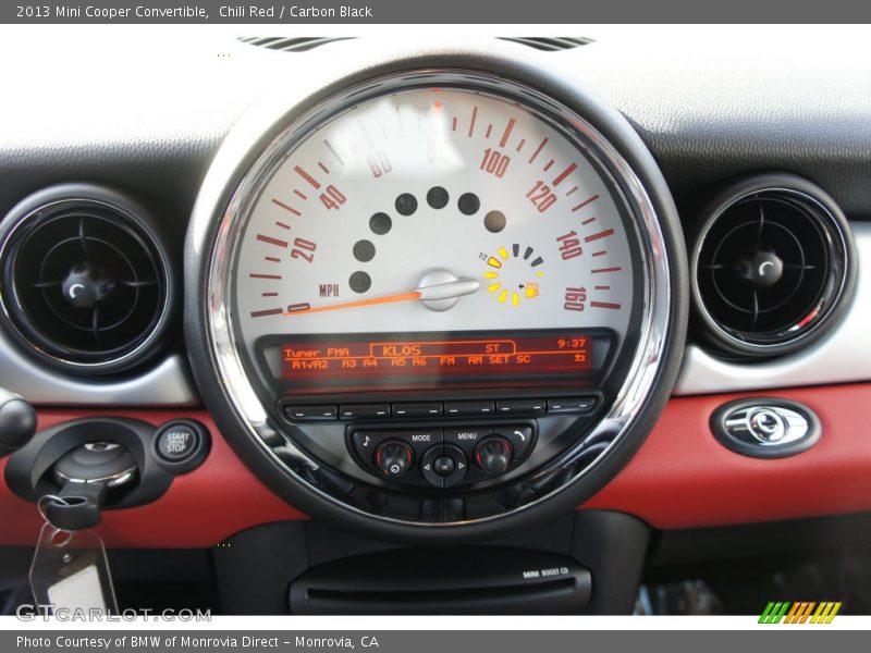 Chili Red / Carbon Black 2013 Mini Cooper Convertible