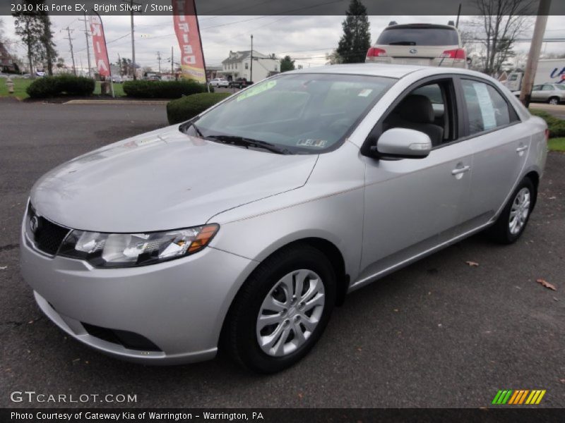 Bright Silver / Stone 2010 Kia Forte EX