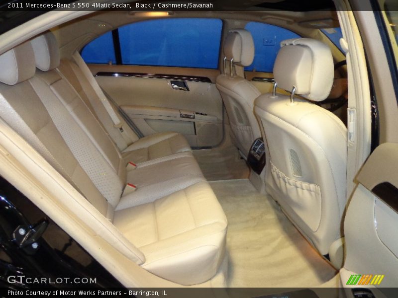Black / Cashmere/Savanah 2011 Mercedes-Benz S 550 4Matic Sedan