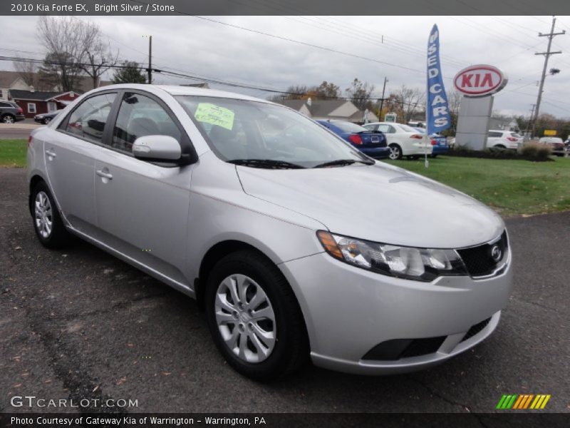 Bright Silver / Stone 2010 Kia Forte EX