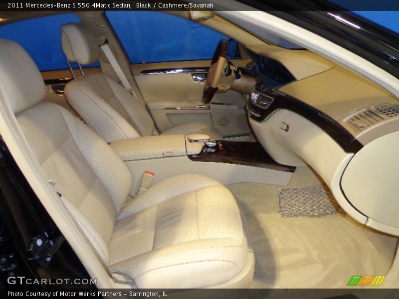 Black / Cashmere/Savanah 2011 Mercedes-Benz S 550 4Matic Sedan