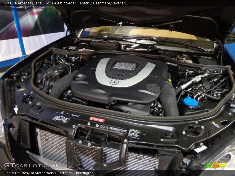 Black / Cashmere/Savanah 2011 Mercedes-Benz S 550 4Matic Sedan