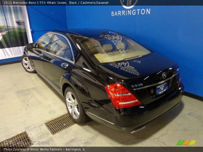 Black / Cashmere/Savanah 2011 Mercedes-Benz S 550 4Matic Sedan