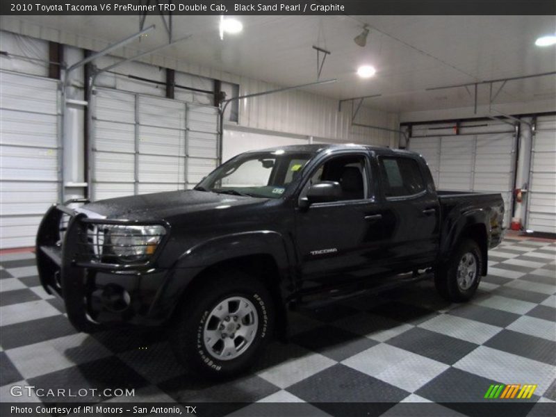 Black Sand Pearl / Graphite 2010 Toyota Tacoma V6 PreRunner TRD Double Cab