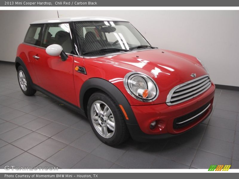 Chili Red / Carbon Black 2013 Mini Cooper Hardtop