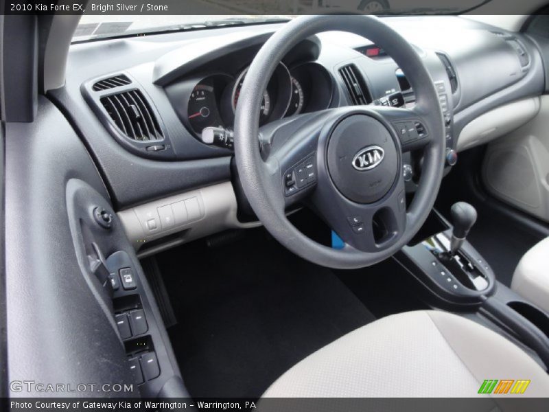 Bright Silver / Stone 2010 Kia Forte EX