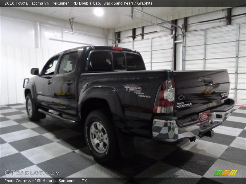 Black Sand Pearl / Graphite 2010 Toyota Tacoma V6 PreRunner TRD Double Cab