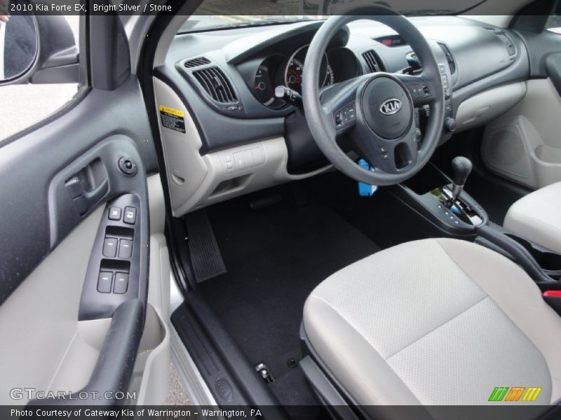 Bright Silver / Stone 2010 Kia Forte EX