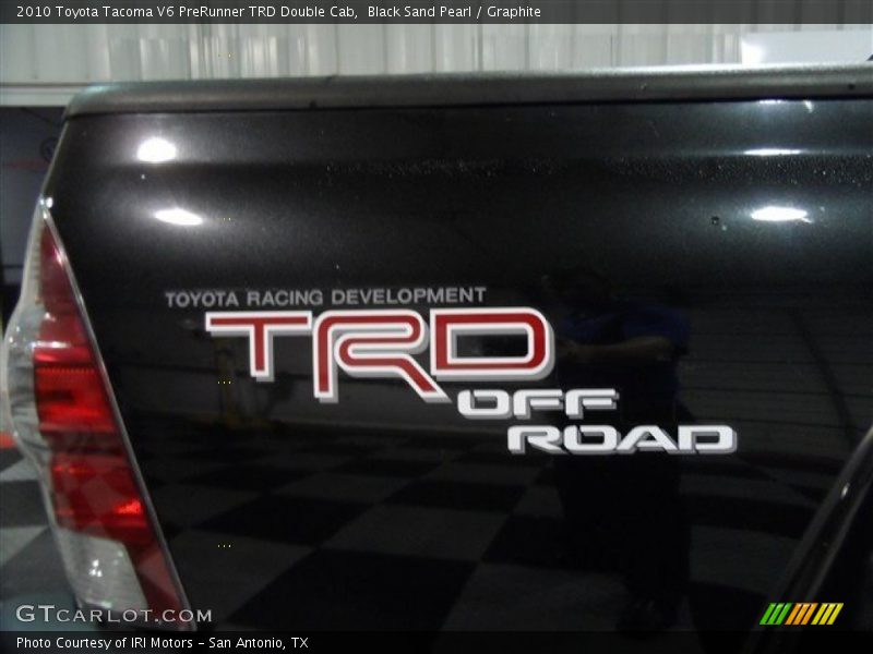 Black Sand Pearl / Graphite 2010 Toyota Tacoma V6 PreRunner TRD Double Cab