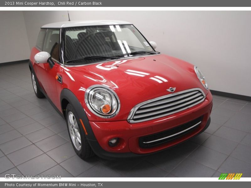 Chili Red / Carbon Black 2013 Mini Cooper Hardtop