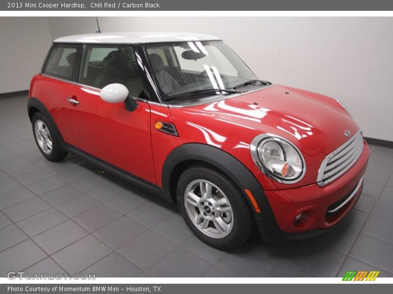 Chili Red / Carbon Black 2013 Mini Cooper Hardtop