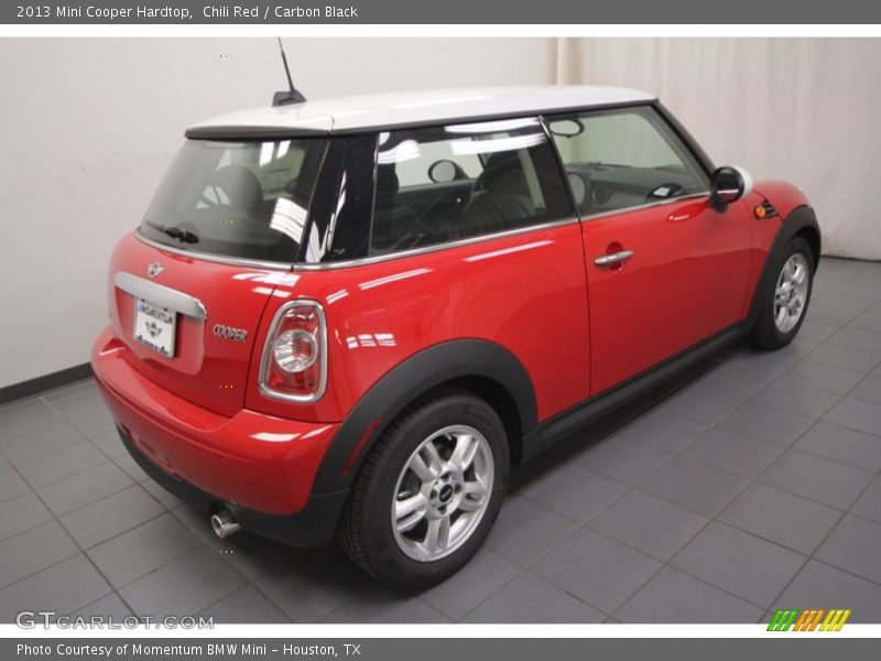 Chili Red / Carbon Black 2013 Mini Cooper Hardtop