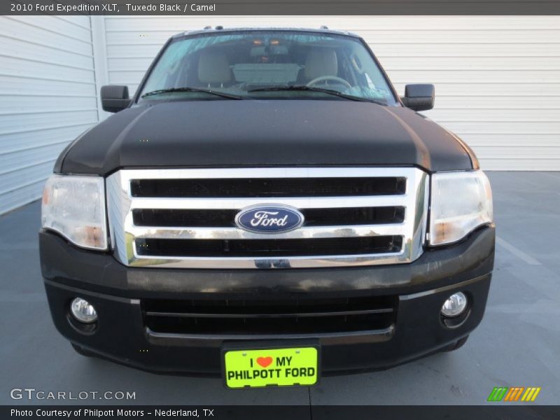 Tuxedo Black / Camel 2010 Ford Expedition XLT