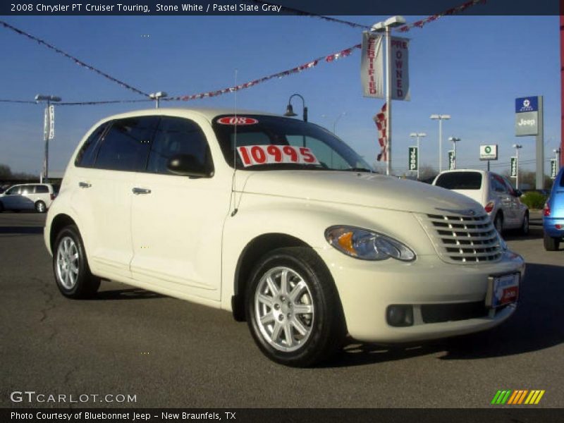 Stone White / Pastel Slate Gray 2008 Chrysler PT Cruiser Touring