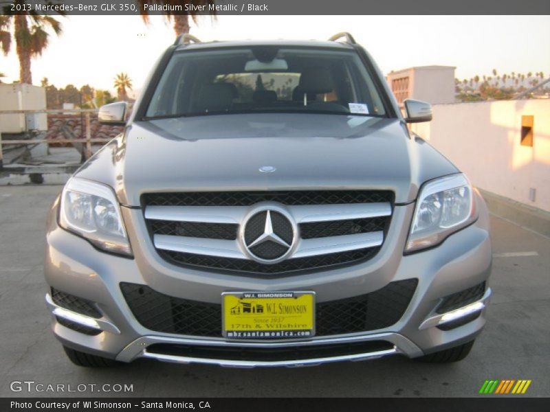 Palladium Silver Metallic / Black 2013 Mercedes-Benz GLK 350