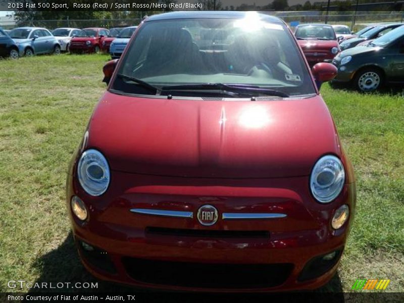 Rosso (Red) / Sport Rosso/Nero (Red/Black) 2013 Fiat 500 Sport