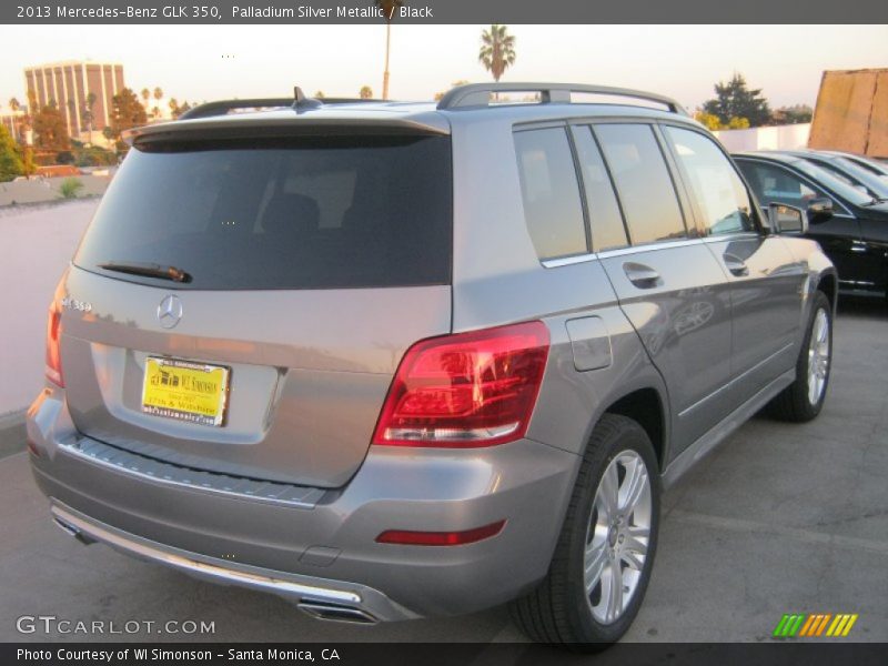 Palladium Silver Metallic / Black 2013 Mercedes-Benz GLK 350