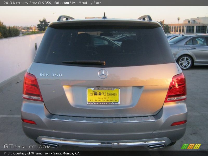 Palladium Silver Metallic / Black 2013 Mercedes-Benz GLK 350