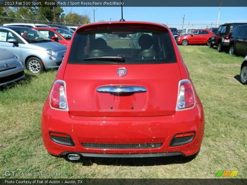 Rosso (Red) / Sport Rosso/Nero (Red/Black) 2013 Fiat 500 Sport