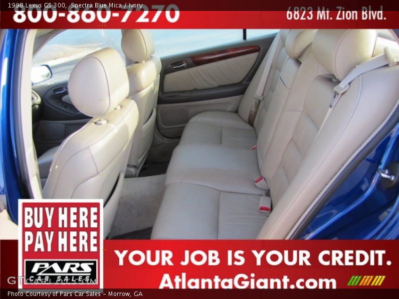 Spectra Blue Mica / Ivory 1998 Lexus GS 300