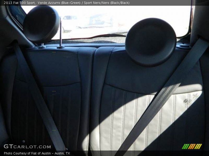 Verde Azzurro (Blue-Green) / Sport Nero/Nero (Black/Black) 2013 Fiat 500 Sport