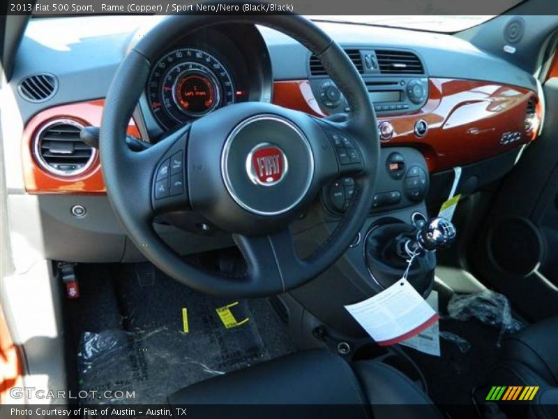 Dashboard of 2013 500 Sport