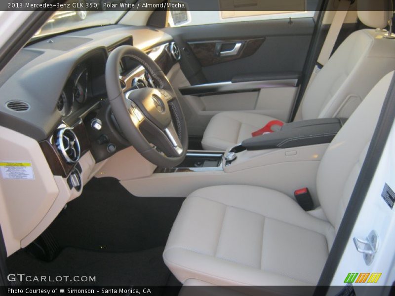 Polar White / Almond/Mocha 2013 Mercedes-Benz GLK 350