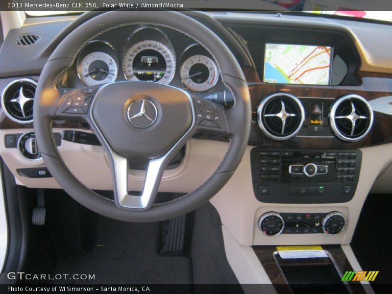 Polar White / Almond/Mocha 2013 Mercedes-Benz GLK 350