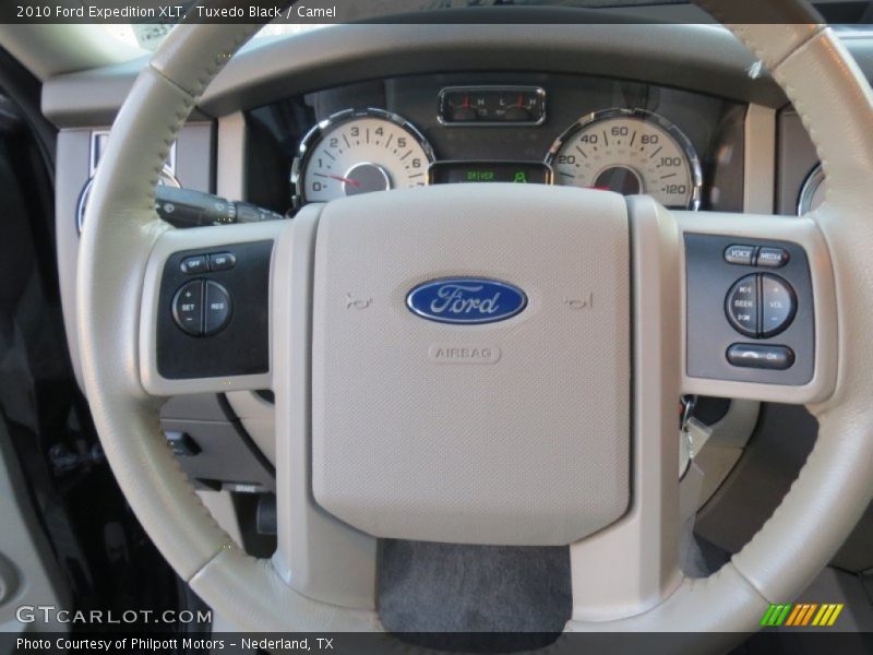 Tuxedo Black / Camel 2010 Ford Expedition XLT