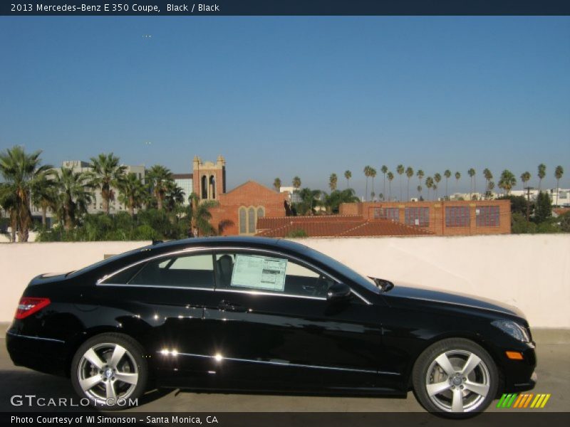 Black / Black 2013 Mercedes-Benz E 350 Coupe