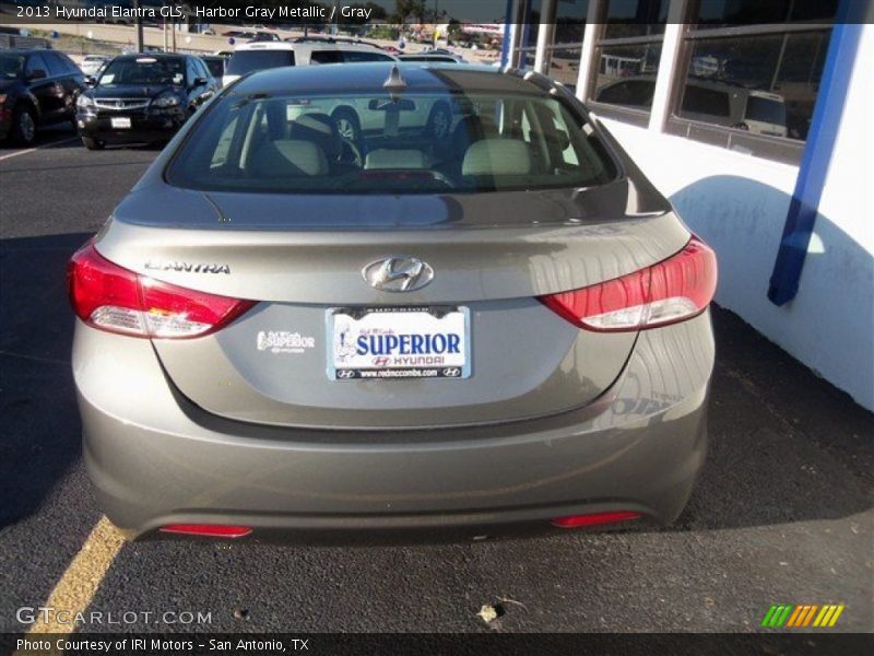Harbor Gray Metallic / Gray 2013 Hyundai Elantra GLS
