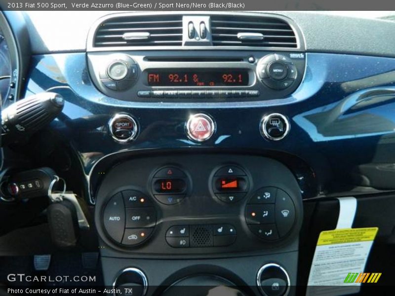 Controls of 2013 500 Sport