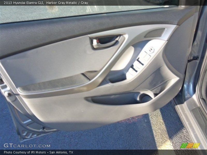 Harbor Gray Metallic / Gray 2013 Hyundai Elantra GLS