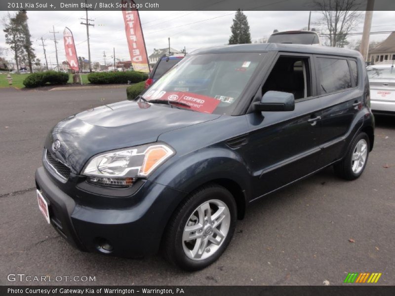 Denim Blue / Black Soul Logo Cloth 2011 Kia Soul +