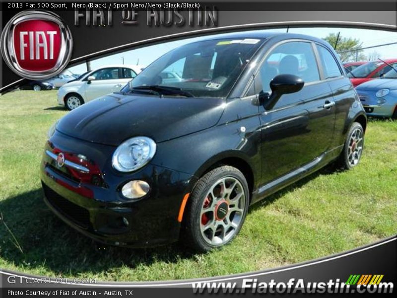 Nero (Black) / Sport Nero/Nero (Black/Black) 2013 Fiat 500 Sport