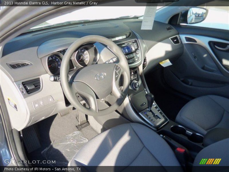 Harbor Gray Metallic / Gray 2013 Hyundai Elantra GLS