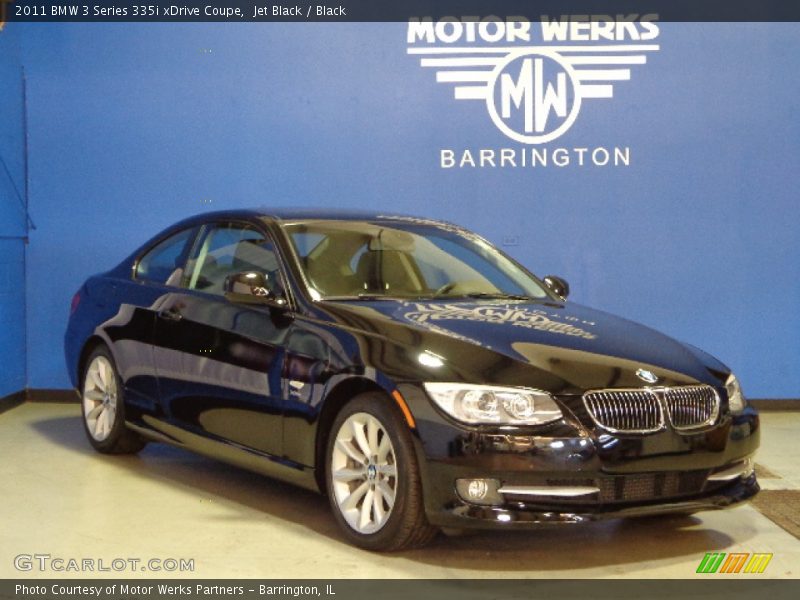 Jet Black / Black 2011 BMW 3 Series 335i xDrive Coupe