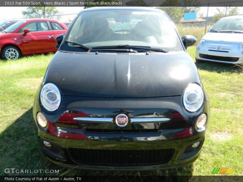 Nero (Black) / Sport Nero/Nero (Black/Black) 2013 Fiat 500 Sport